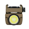 Lampe de poche tactique LED marron pour fusil, montée sur arme, éclairage frontal pour arme à feu