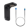 Station de charge magnétique noire Olight Oport, avec câble USB-A et connecteur magnétique.