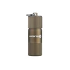 Mini capsule étanche en titane Olight marron avec anneau de suspension pour ranger de petites pièces au quotidien
