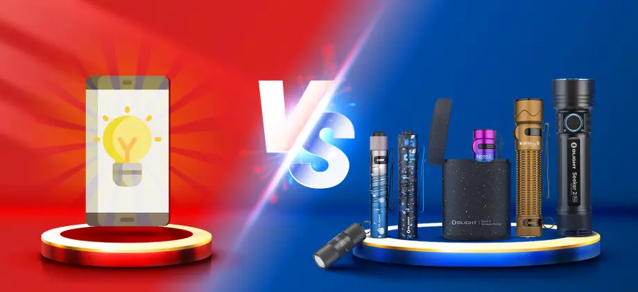 Une lampe de téléphone est-elle suffisante ?