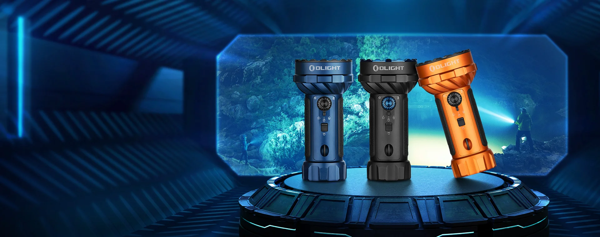 lampe tactique rechargeable 10000 lumens olight marauder mini 2