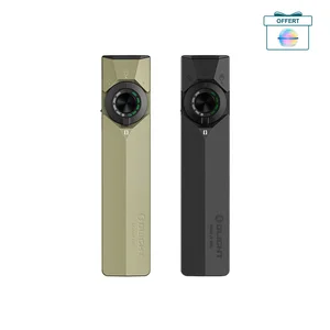 Olight ArkPro Ultra noir vue de face avec bouton de contrôle rotatif pour usages variés.
