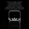 Viseur point rouge Olight Osight K noir avec point vert de 6 MOA ultra visible pour tir de précision et astigmates