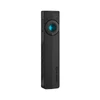 Olight ArkPro Ultra noire, vue frontale avec objectif bleu, pour une illumination polyvalente.