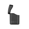Chargeur sans fil Olight noir avec couvercle ouvert pour Perun 3 Mini