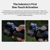 Déverrouillage tactile et rotatif de la lampe torche Olight Marauder 3 utilisable avec ou sans gants.