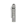 Lampe de poche i5R EOS gris argenté, rechargeable, avec clip, pour éclairage extérieur