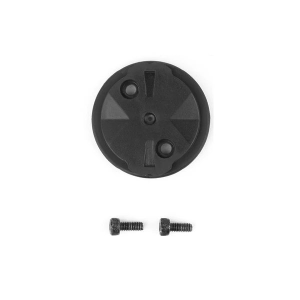 Adaptateur de support noir pour compteur de vélo, avec deux vis