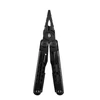 Pince multifonction noire HX OUTDOORS en acier inoxydable pour camping et survie