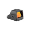Viseur point rouge Olight Osight K noir de trois-quarts avec lentille réfléchissante orange pour tir de précision