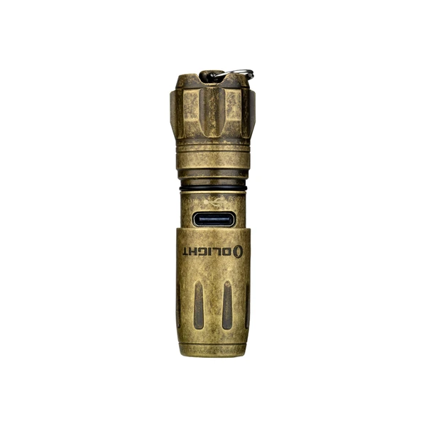 Olight I18 Porte-clés EDC Rechargeable en Laiton USB-C, 180 Lumens