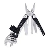 Pince multifonction NexTool W40 avec clé à molette, scie et couteau pliant sur fond blanc.