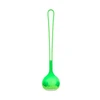 Boule d'infusion de thé en silicone vert en forme de trèfle à quatre feuilles