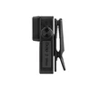 Lampe clipable Olight Oclip 2 Ultra Premium noire de profil avec son bouton rotatif pour éclairage mains libres