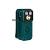 Mini lampe clip Olight Oclip Pro S bleu vert avec port de charge USB-C et motif boussole pour le transport quotidien