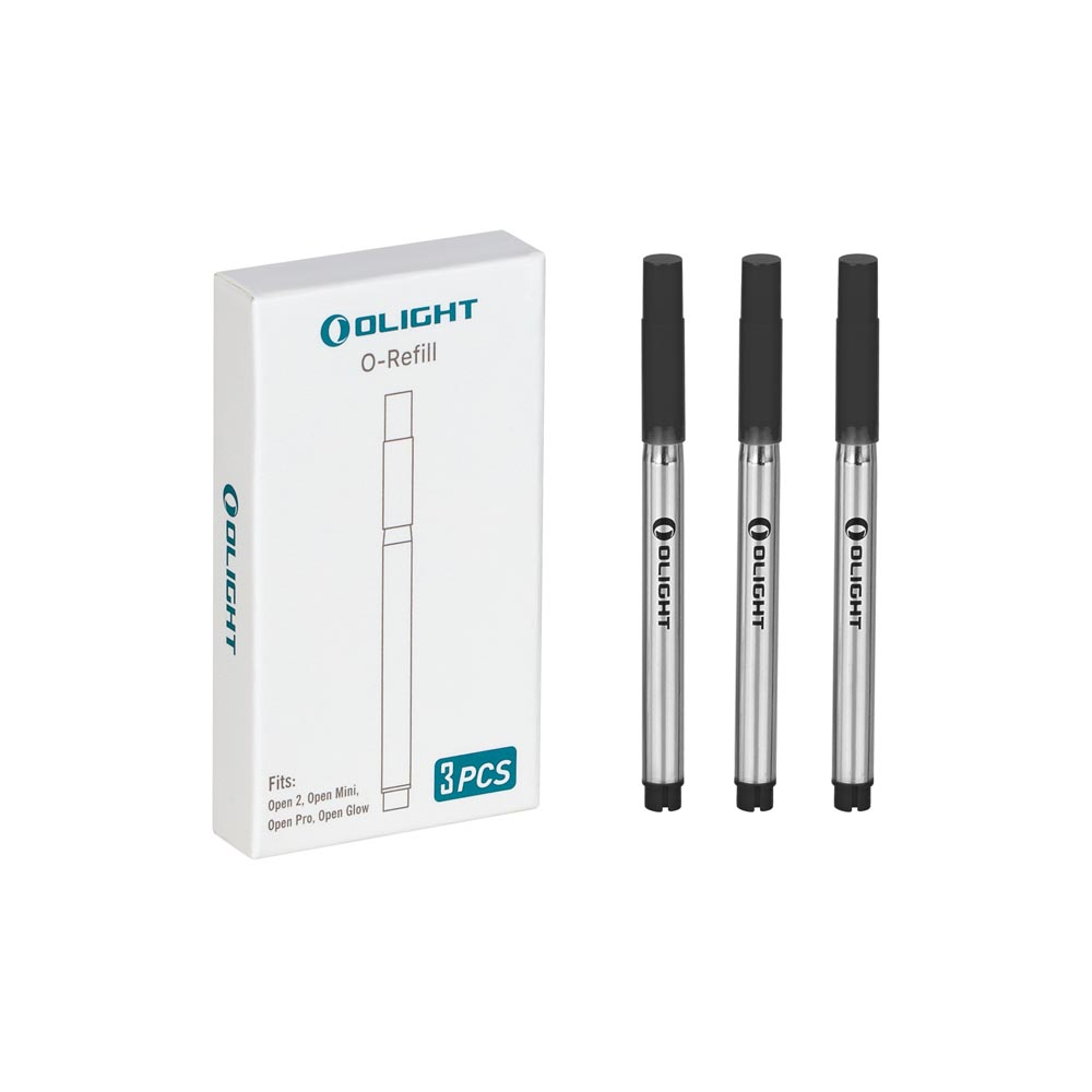 Recharge Olight O-Refill (3 pièces) pour stylos Open 2, Open Mini, Open Pro, Open Glow