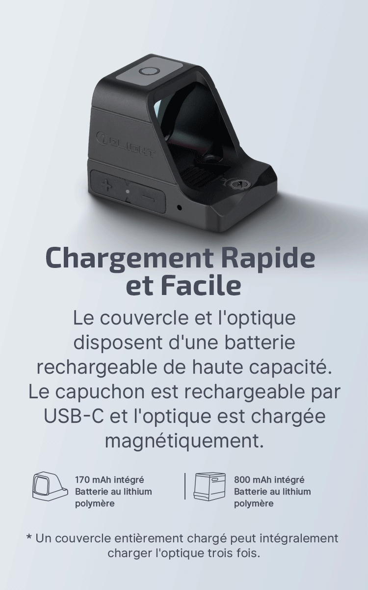 Point rouge OLIGHT Osight Vert 3MOA rechargeable