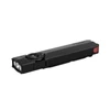 Lampe de poche EDC Olight plate noire avec port USB et bouton rotatif sur fond blanc