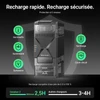Olight Station 2 Chargeur de batterie AAA transparent avec protection 5 niveaux pour une recharge rapide et sécurisée