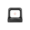 Olight Osight C noir, vue de face, avec point rouge, pour tir sportif de précision.