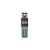 Mini lampe de poche rechargeable Olight Oclip Pro bleu et orange vue de face, idéale pour le camping et le quotidien