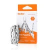 Pince multifonction NexTool Mini Flagship repliée devant sa boîte d'emballage orange et blanche sur fond blanc
