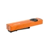 Lampe de poche Olight ArkPro orange de profil avec clip de poche et interrupteur rotatif pour le quotidien