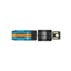 Mini lampe torche Olight Oclip Pro bleu et orange avec son chargeur USB magnétique portable pour EDC et camping