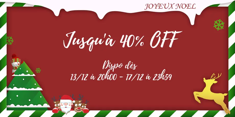 La grande braderie de noël est arrivée !