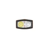 Lampe torche Olight ArkPro orange vue de face montrant ses LED puissantes et son optique pour l'éclairage quotidien
