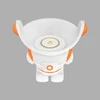 Robot de l'espace blanc et orange, mignon, appareil audio pour enfants, jouet, nouveau, cadeau