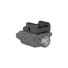 Lampe torche pistolet avec montage Picatinny ou Weaver en noir, accessoire d'arme à feu compacte pour pistolet