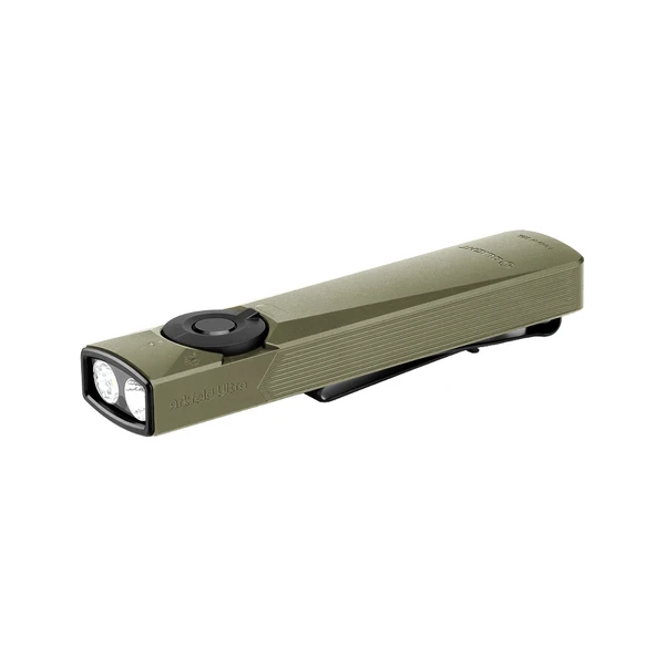 Led Ampoule Lampe De Poche OLIGHT Arkfeld Ultra Vert Olive - 3 En 1 Avec LED RGB - 1400 Lumens, Aluminium Agilite Tactical