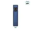 Olight Arkfeld Ultra bleue avec laser vert, éclairage LED, clip de poche.