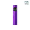Lampe de poche EDC plate Olight Arkfeld Pro violette avec laser vert, lumière UV et blanche sur fond blanc