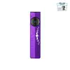 Lampe de poche EDC Olight violette avec motifs phases de lune et logo de la marque.