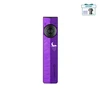 Lampe de poche EDC violette Olight Arkfeld Pro avec motifs de lune, UV et laser, cadeau offert en haut à droite.
