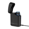 Olight Noir Baton 4 Premium avec boîte de charge sans fil pour un éclairage puissant et polyvalent.