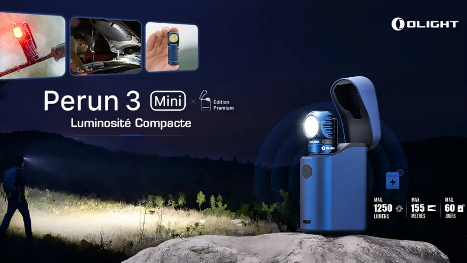 Quelle lampe frontale Olight choisir pour le trail et la course à pied ? (Le Guide Comparatif)