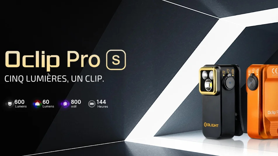 Meilleure Lampe Torche à Pince EDC 2026 : Olight Oclip Pro S