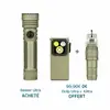 Kit lampes Olight Seeker Ultra vert militaire avec Oclip Ultra et iUltra offerts pour camping et EDC
