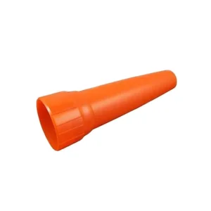 Buse blanche conique pour cartouche de mastic, silicone ou colle.