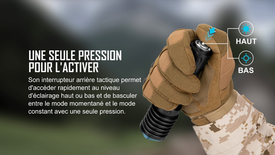 le talon de la Warrior X 3 dispose d’une conception anti-court-circuit qui permet d’éviter un déclenchement intempestif