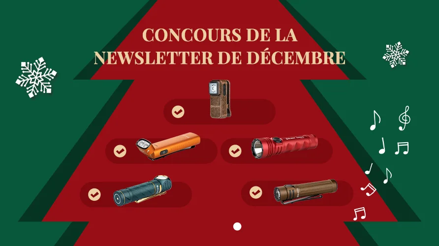 Concours de la Newsletter de décembre | Ouvrez et gagnez 5 superbes nouveautés de décembre