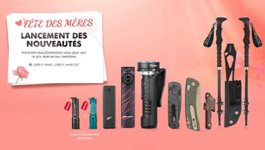 Bonne fête des mères : offrez à votre mère un cadeau de fête spécial avec les produits Olight