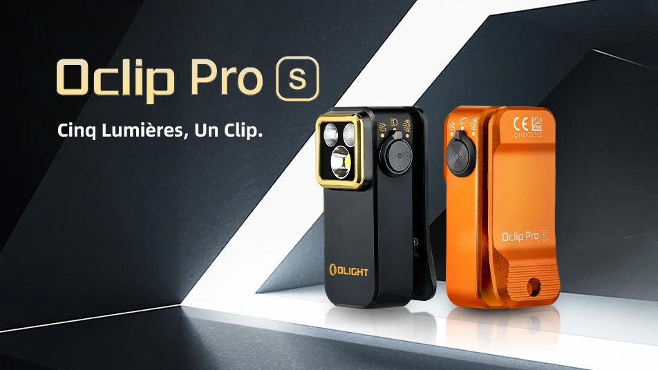 Meilleure Lampe Torche à Pince EDC 2026 : Olight Oclip Pro S