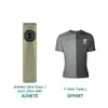 Lampe de poche Olight Arkfeld Ultra vert olive avec t-shirt bicolore offert pour équipement EDC et outdoor