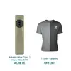 Lampe de poche Olight Arkfeld Ultra vert olive avec t-shirt bicolore offert pour activités outdoor et quotidien