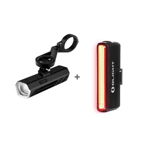 Kit éclairage vélo Olight avec phare avant Goshawk 1500 et feu arrière rouge de sécurité