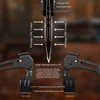 Détails techniques de la lame d'un couteau avec affûtage CNC et revêtement en titane noir